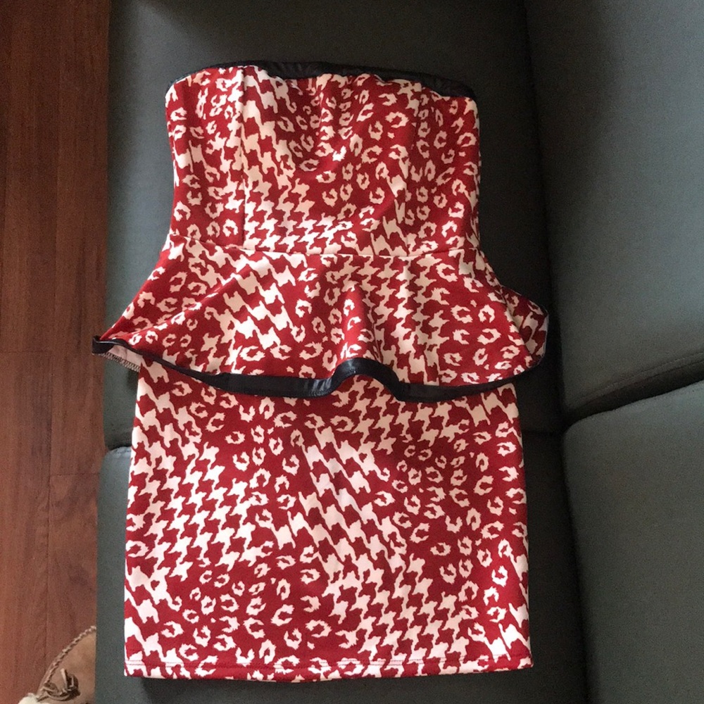 Vito Couture peplum dress size M